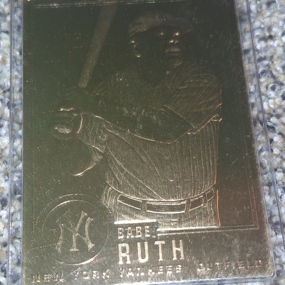 2 Popular Baseball Cards Graded Ken Griffy Jr. & Gold Plated Babe Ruth Cards - Picture 3 of 6